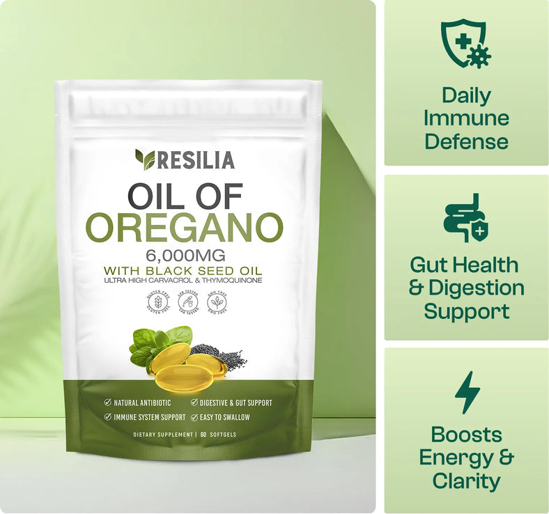 Resilia Oil Of Oregano Softgels (Pack of 2)