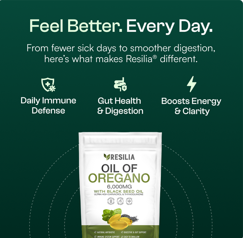 Resilia Oil Of Oregano Softgels (Pack of 2)
