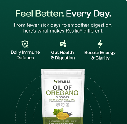 Resilia Oil Of Oregano Softgels (Pack of 2)