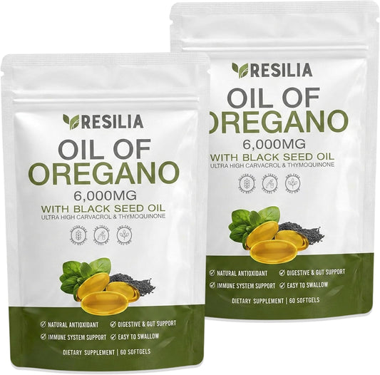 Resilia Oil Of Oregano Softgels (Pack of 2)